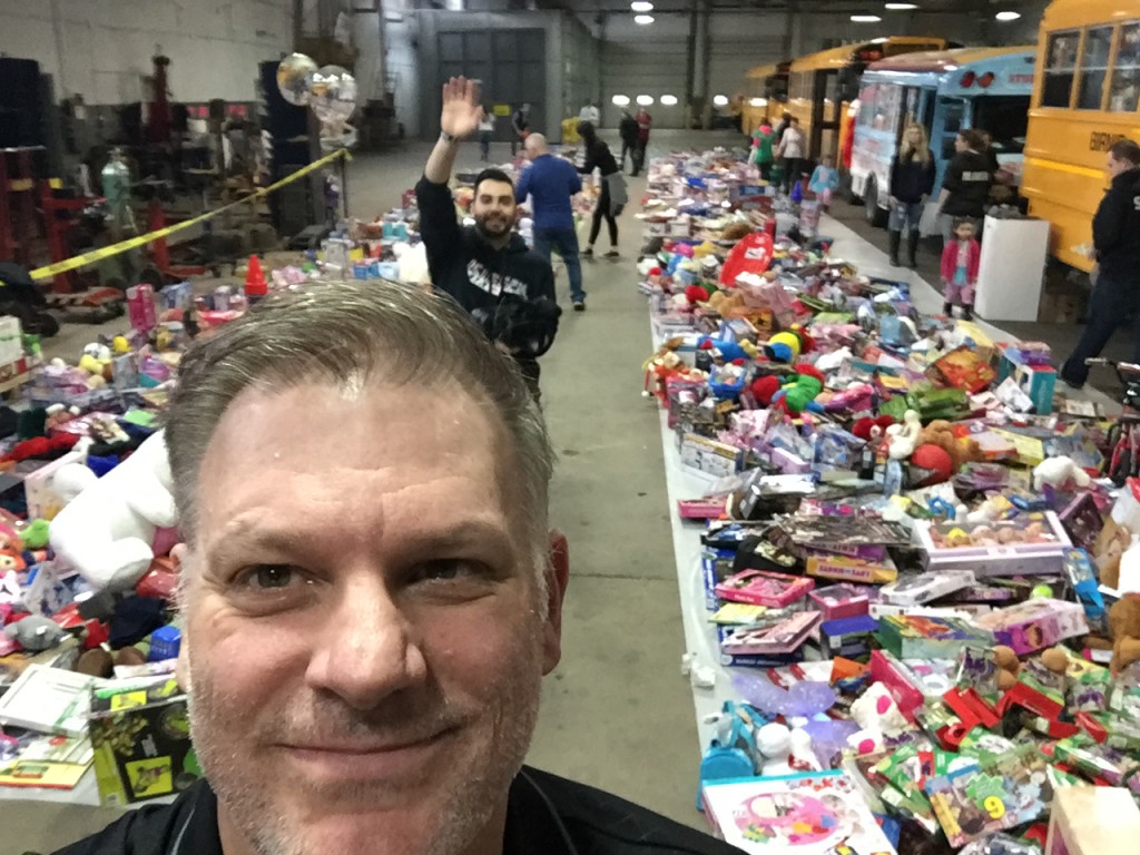 Collecting toys for kids